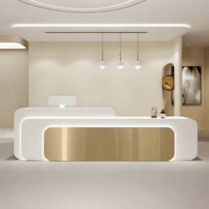 Customized Elegance: Leading Stainless Steel Desk - L150 X W60 X H100 CM