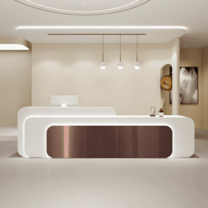 Customized Elegance: Leading Stainless Steel Desk - L160 X W60 X H100 CM