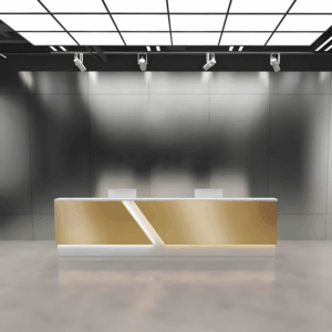 Dance Training Organization Front Reception Desk - L100 x W60 x H100 CM