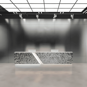 Dance Training Organization Front Reception Desk - L120 x W60 x H100 CM