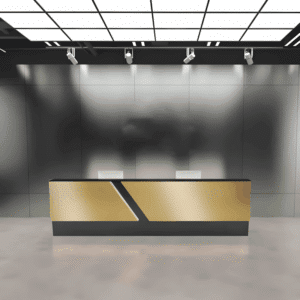 Dance Training Organization Front Reception Desk - L120 x W60 x H100 CM