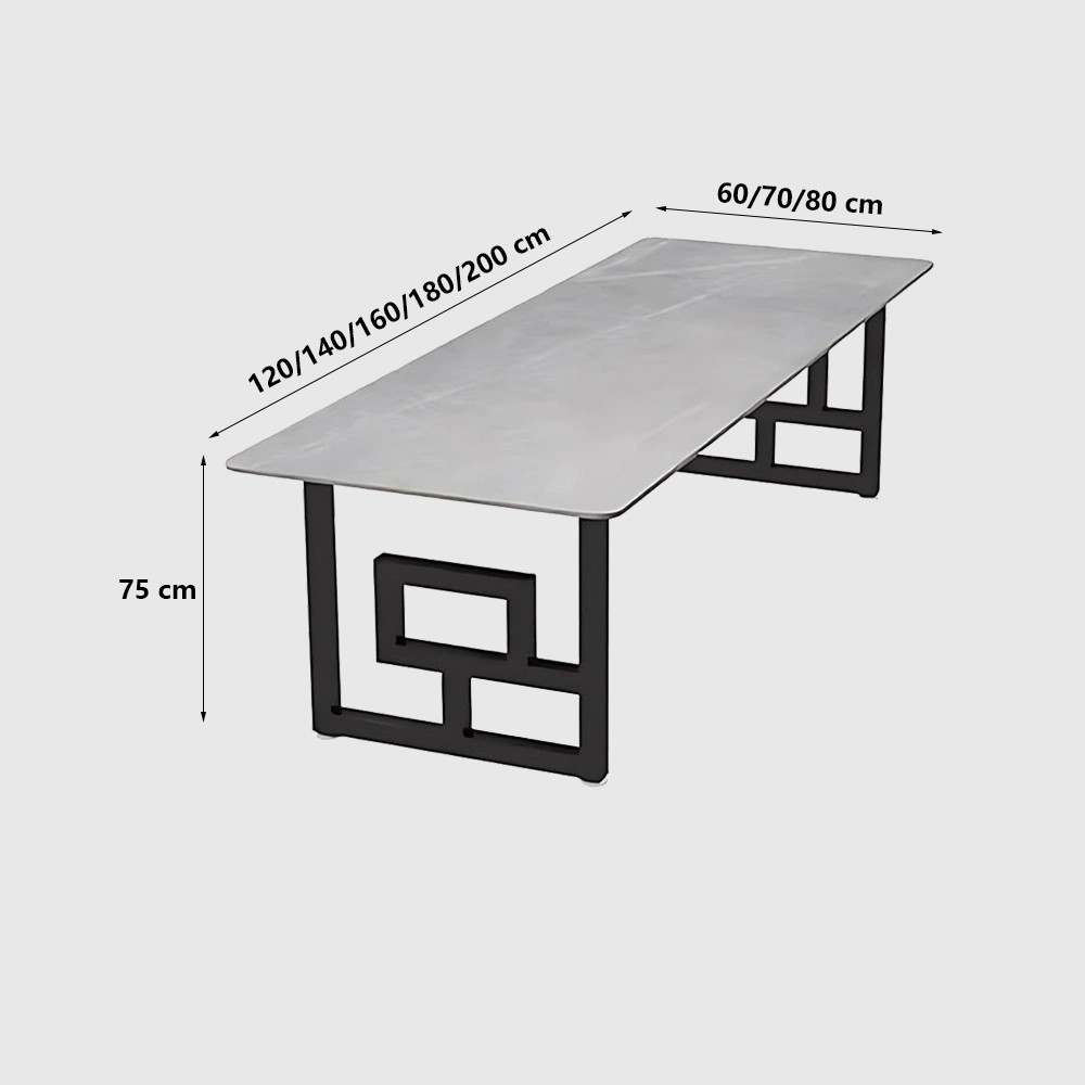 Elegant Nordic-Style Marble Conference Table Elegant Nordic-Style Marble Conference Table