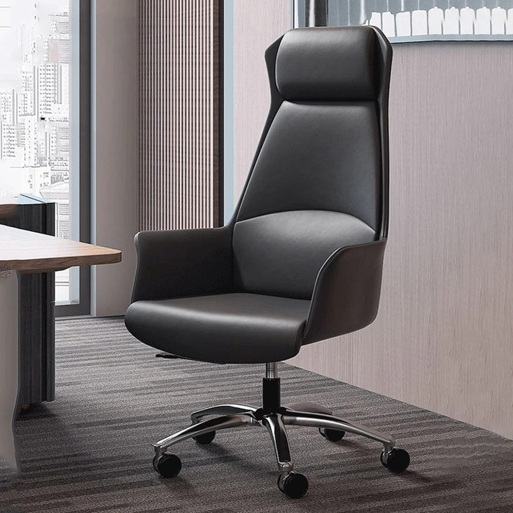 Ergonomic Swivel Leather Executive Chair