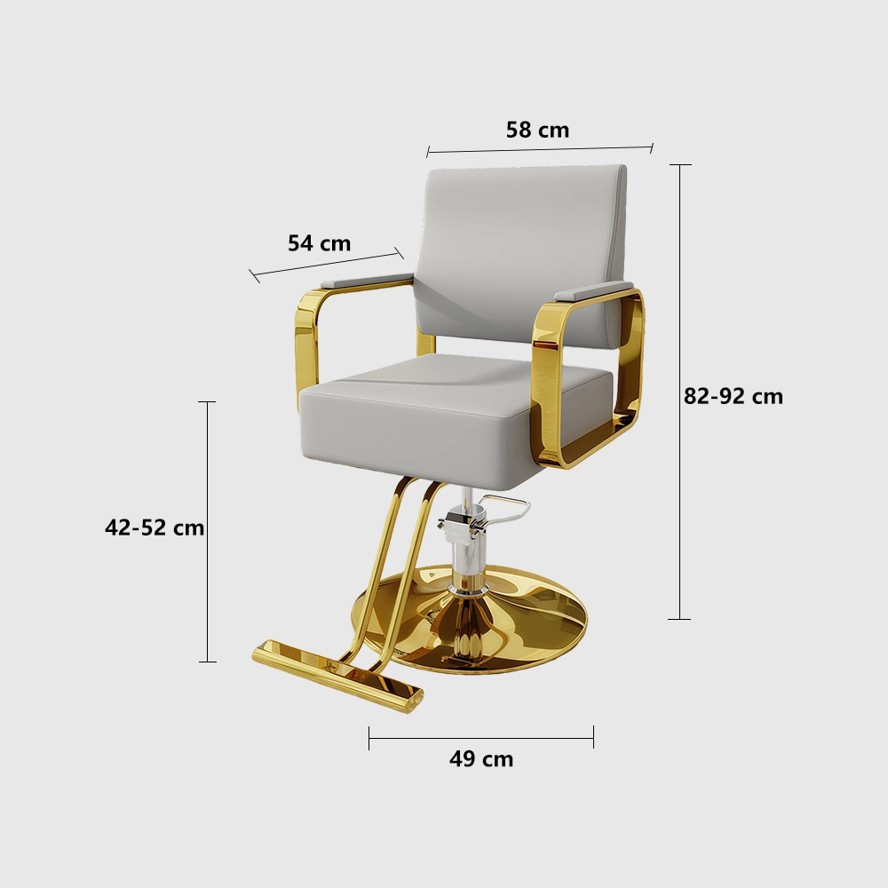 Hair Salon Stainless Steel Haircutting Chair – Maoters Hair Salon Stainless Steel Haircutting Chair - Maoters