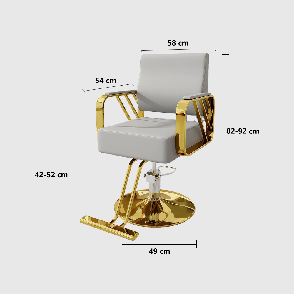 Hair Salon Stainless Steel Haircutting Chair – Maoters Hair Salon Stainless Steel Haircutting Chair - Maoters