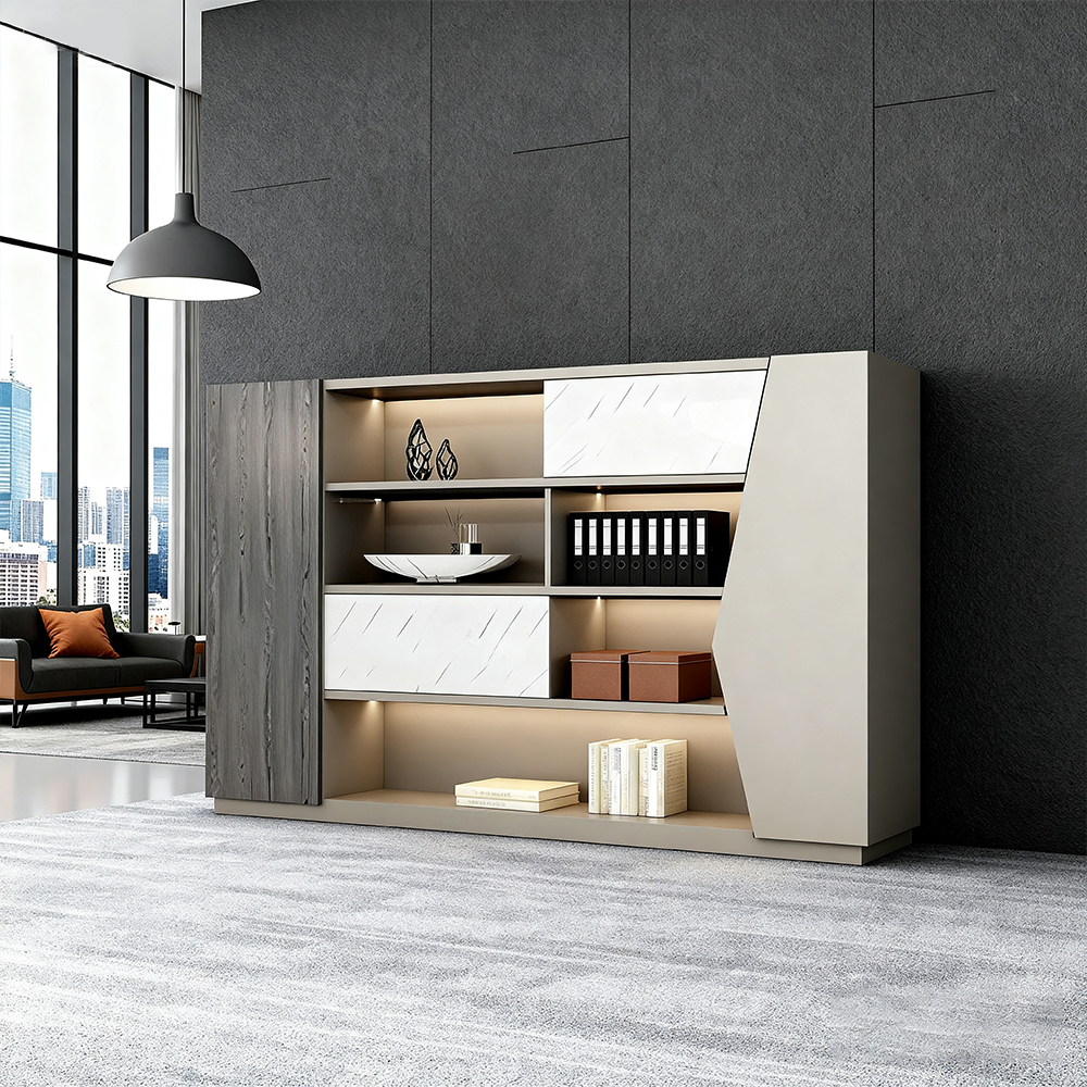 Lacquered Executive Desk and Chair Set - Maoters