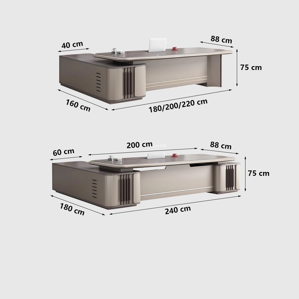 Lacquered Executive Desk and Chair Set - Maoters Lacquered Executive Desk and Chair Set - Maoters
