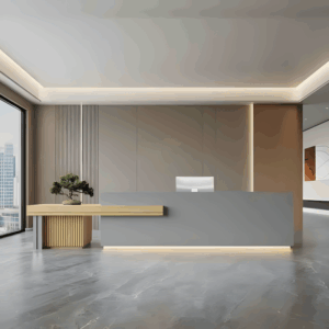 Large Storage Space Entrance Reception Desk - Maoters - L180 x W60 x H100 CM