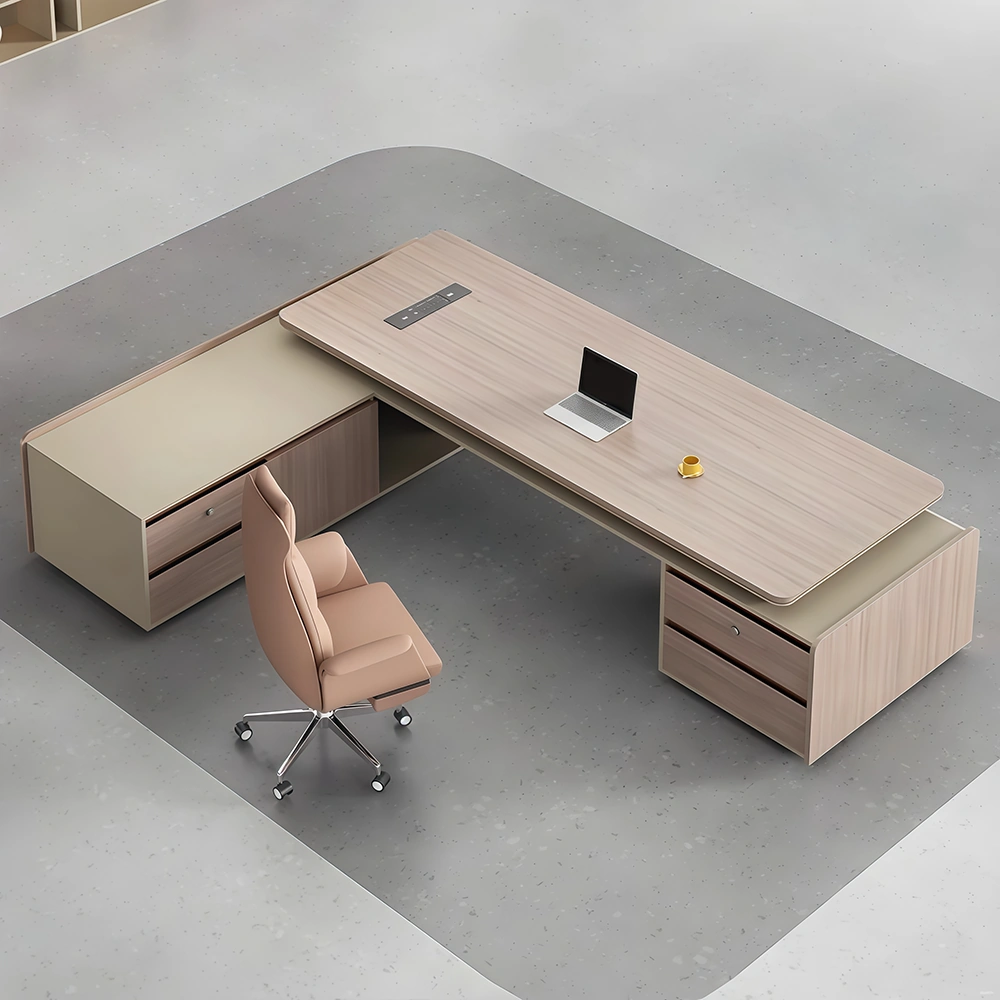 Light Luxury Executive Desk - Simple Modern Light Luxury Executive Desk - Simple Modern