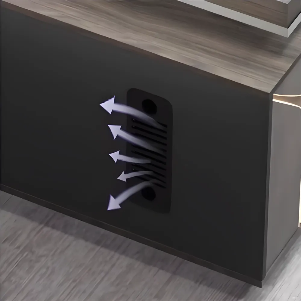 Luxurious Corne wood Executive Desk Luxurious Corne wood Executive Desk