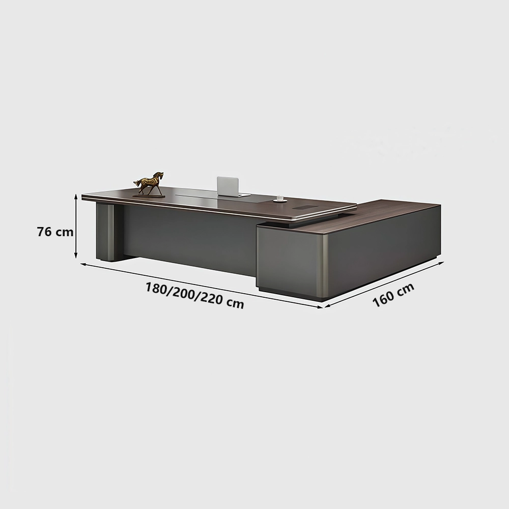 Luxurious Single Desk for Modern Office Executives Luxurious Single Desk for Modern Office Executives