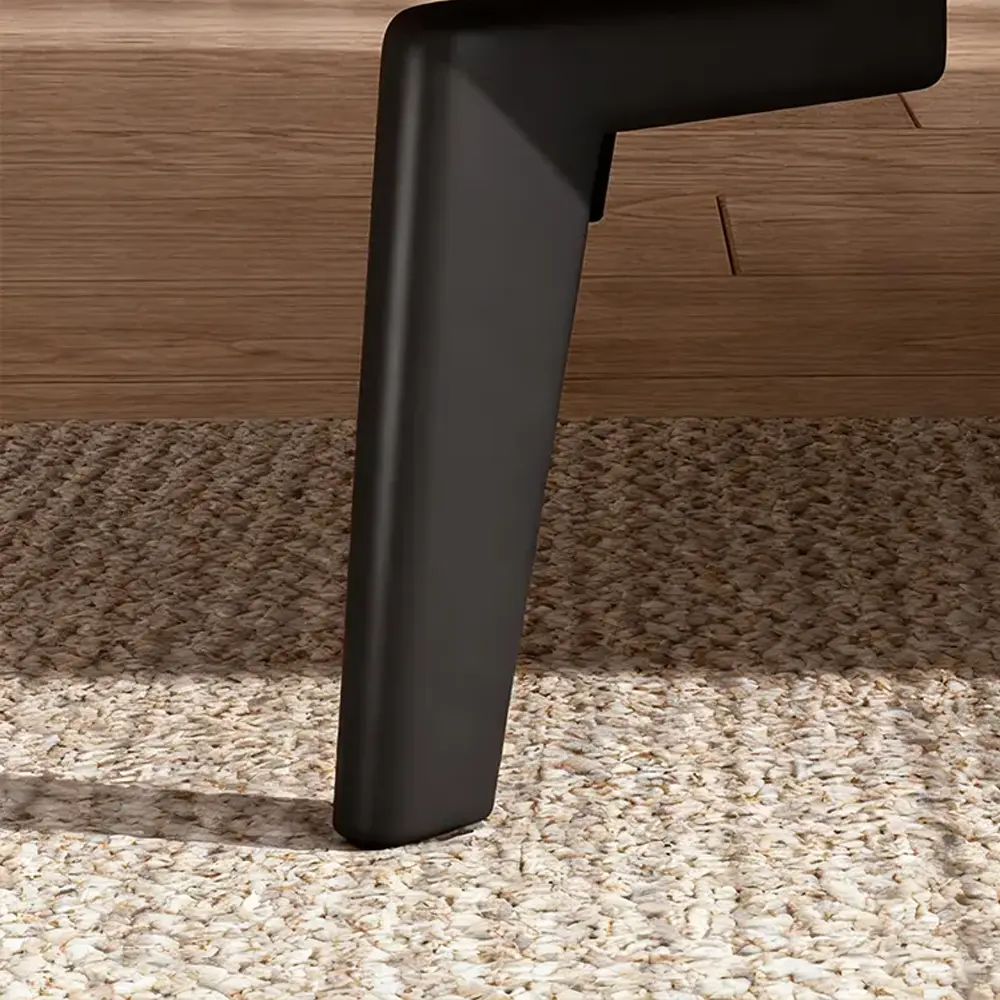 Luxury Leather Office Sofa - Compact Casual Orange Luxury Leather Office Sofa - Compact Casual Orange