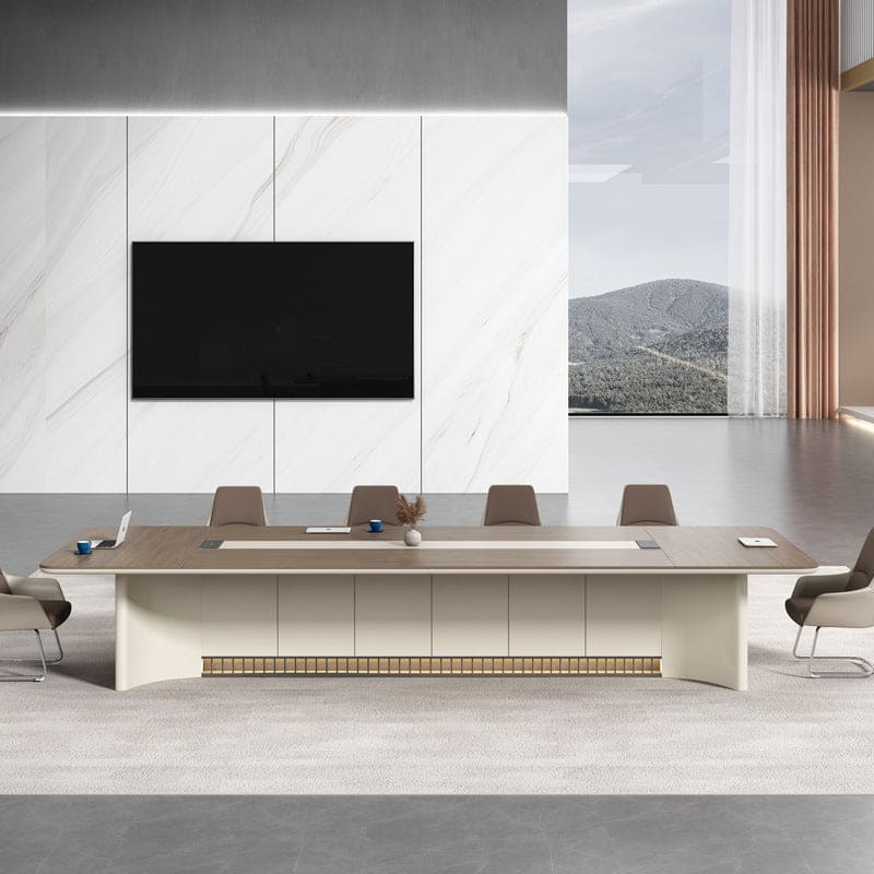 MTH01523_3 Elite Rectangular Lacquered Conference Table - Maoters