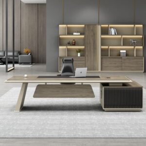 Executive Manager Desk Khaki - Large Workstation Office Desk