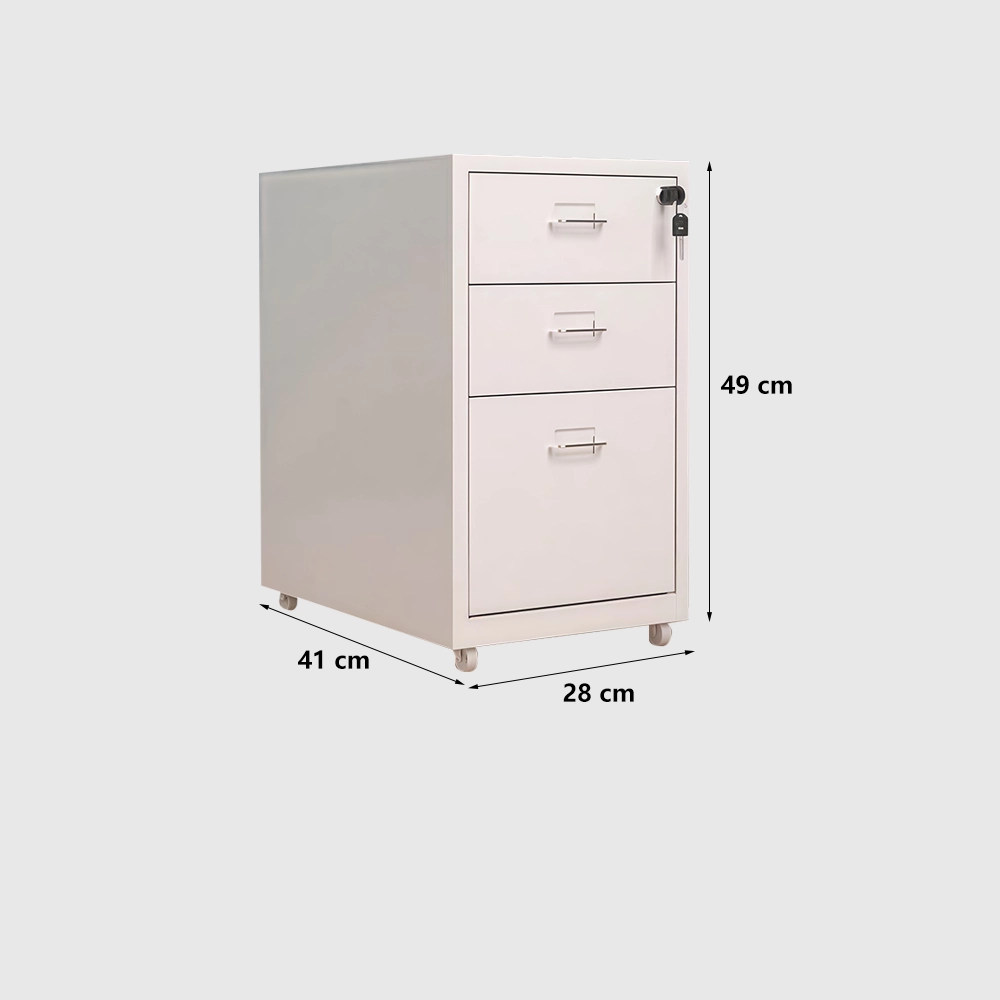 Metal Office Cabinet with Lockable Drawers Metal Office Cabinet with Lockable Drawers