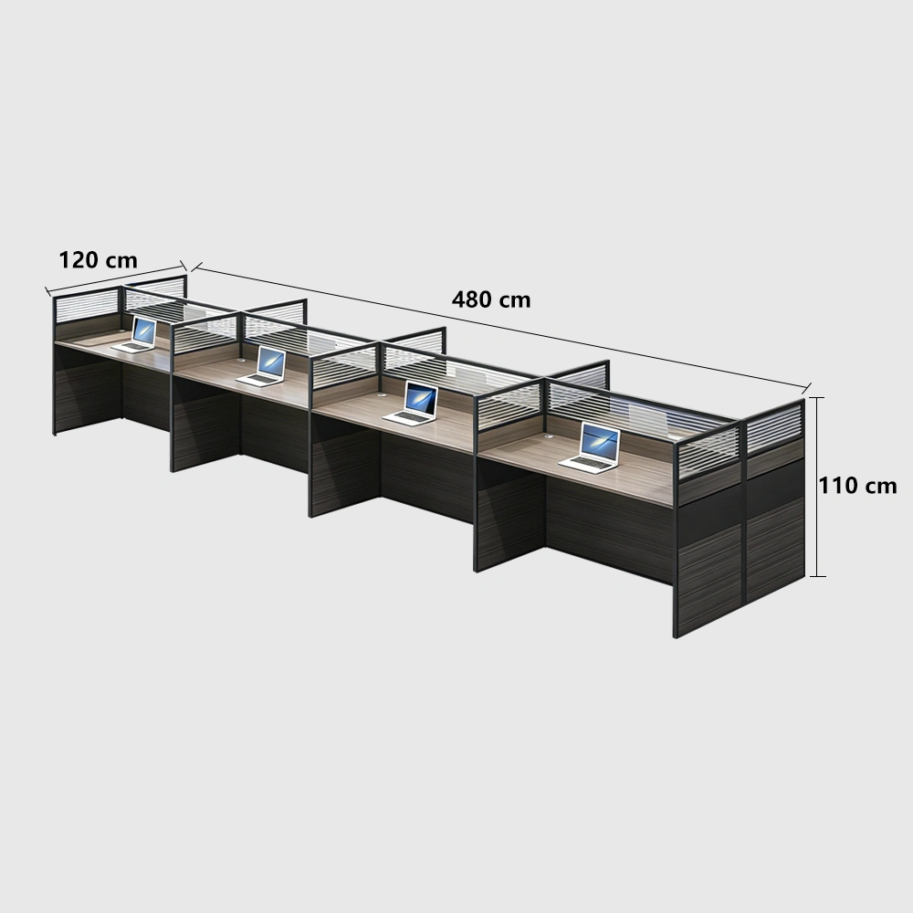 Minimalist Office Desk with Screen Partition Minimalist Office Desk with Screen Partition