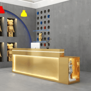 Modern Bar Table - Simple Clothing Store Counter - L120 X W60 X H100 CM