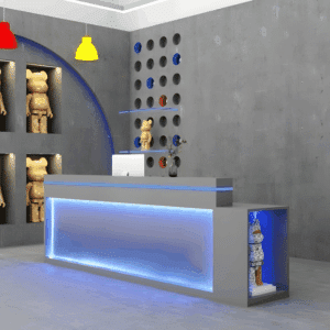 Modern Bar Table - Simple Clothing Store Counter - L79 X W60 X H100 CM