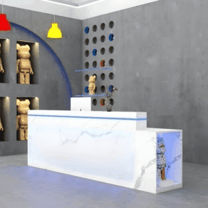Modern Bar Table - Simple Clothing Store Counter - L140 X W60 X H100 CM