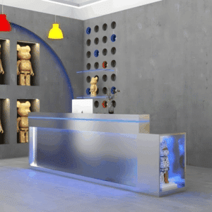 Modern Bar Table - Simple Clothing Store Counter - L160 X W60 X H100 CM