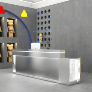 Modern Bar Table - Simple Clothing Store Counter - L140 X W60 X H100 CM