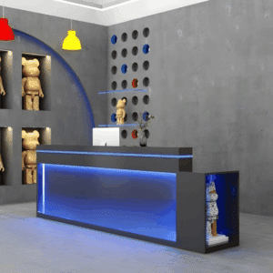 Modern Bar Table - Simple Clothing Store Counter - L140 X W60 X H100 CM