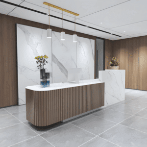 Modern Chinese Reception Desk - Salon & Office Front Counter - L320 X W60 X H100 CM