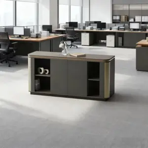 Modern Large-Scale Training Table Conference Table - Maoters - L160 x W41 x H84 CM cabinet