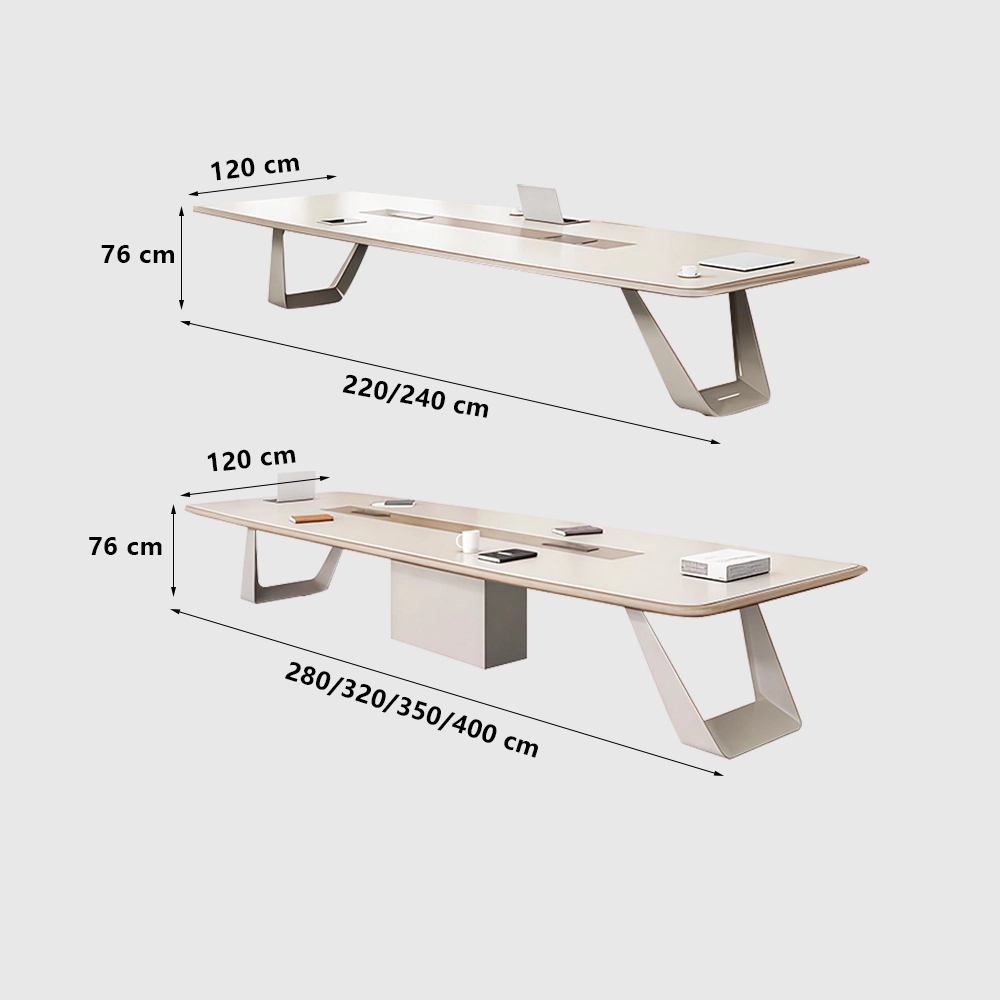 Modern Light Luxury Lacquer Conference Table Modern Light Luxury Lacquer Conference Table