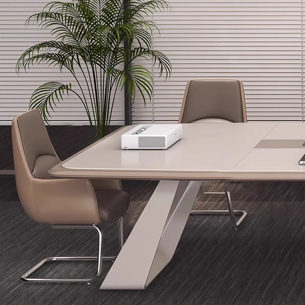 Modern Light Luxury Lacquer Conference Table Modern Light Luxury Lacquer Conference Table