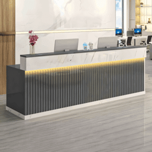 Modern Light Luxury Reception Desk - Maoters - L180 x W60 x H100 CM