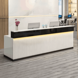Modern Light Luxury Reception Desk - Maoters - L140 x W60 x H100 CM