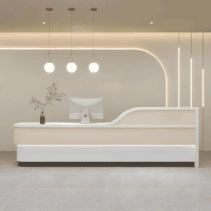 Modern Minimalist Hotel Front Desk - Maoters - L100 x W60 x H100 CM