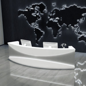 Modern Minimalist Stainless Steel Light Luxury Desk - L220 x W60 x H100 CM