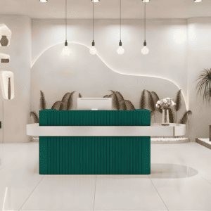 Modern Reception Desk - Boutique & Salon Counter - L300 x W60 x H100 CM