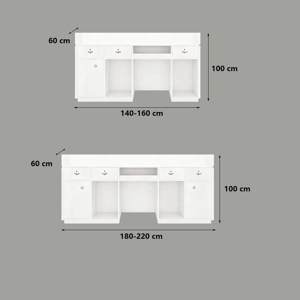 Modern Reception Desk with Cashier Counter Modern Reception Desk with Cashier Counter