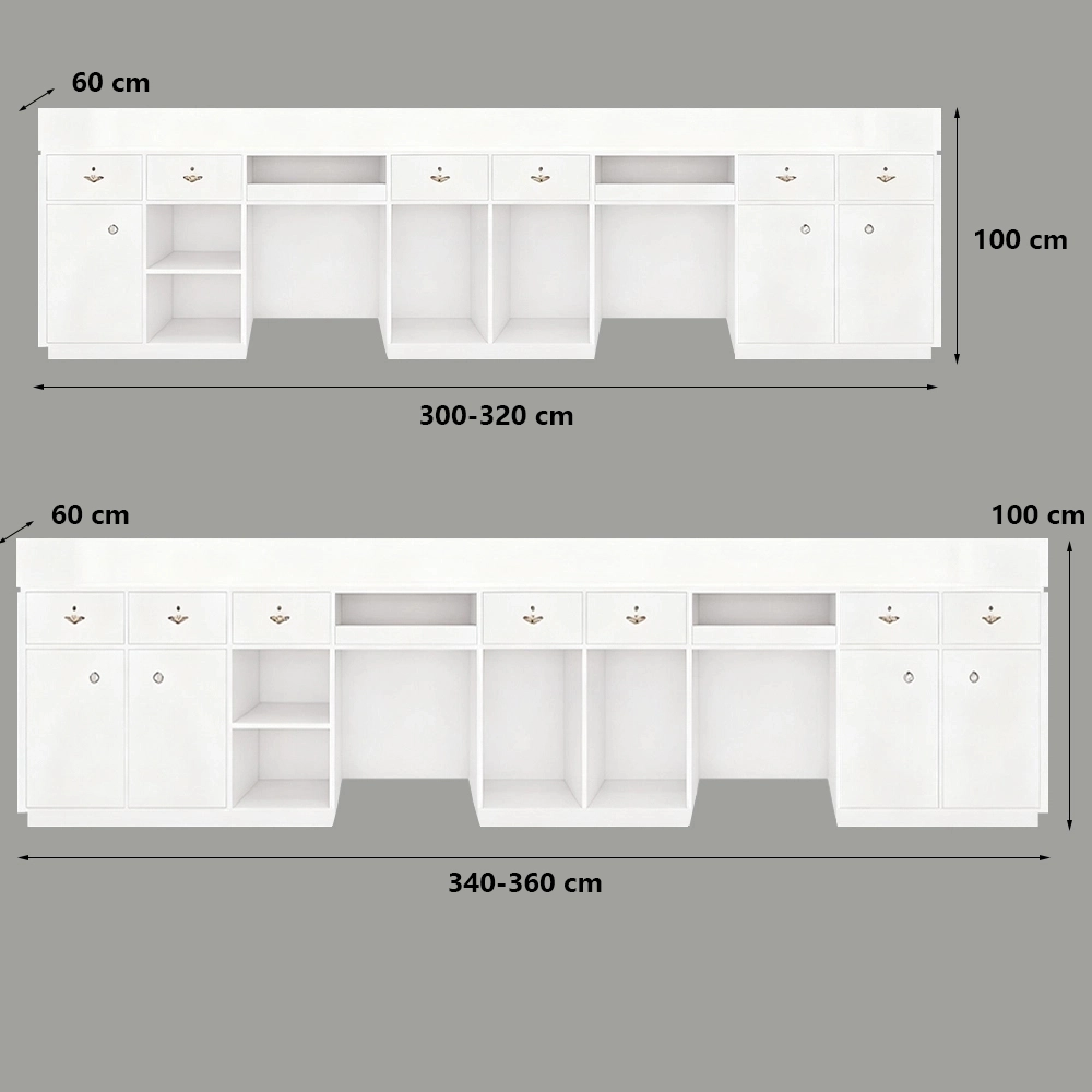 Modern Reception Desk with Cashier Counter Modern Reception Desk with Cashier Counter