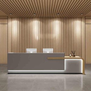 Modern Reception Desks - Office, Hotel & School Front Counter - L200 x W60 x H100 CM
