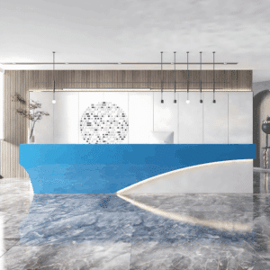 Modern & Simple Company Front Desk - Maoters - L120 x W60 x H100 CM