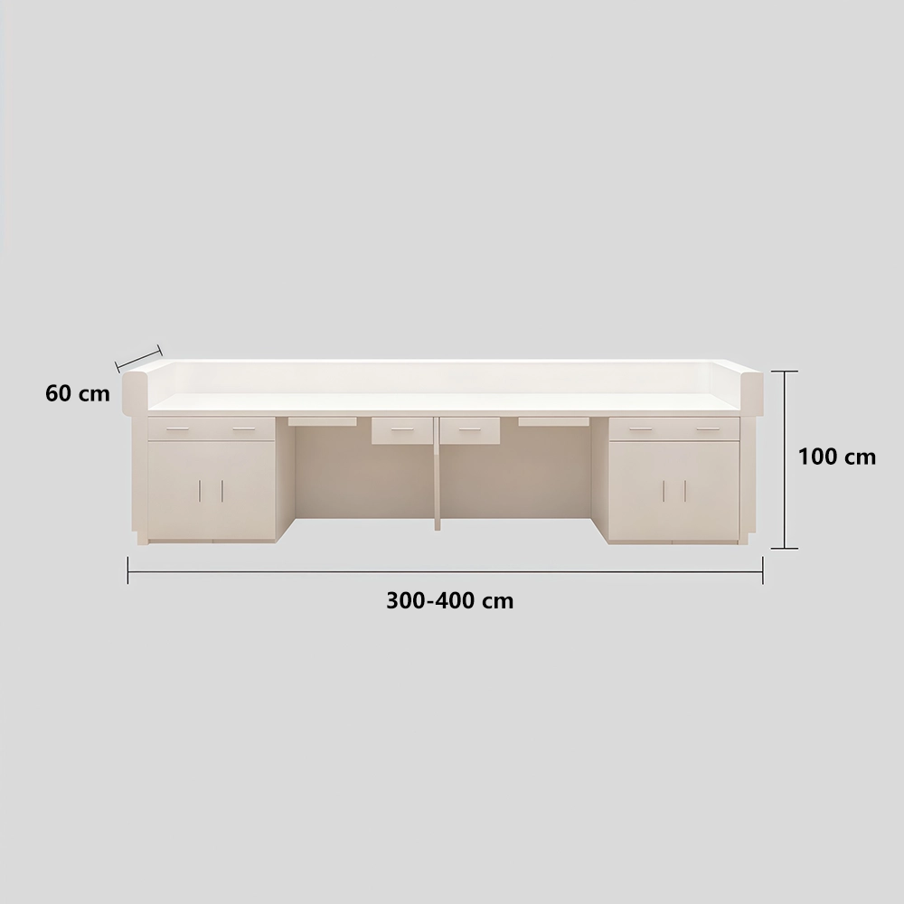Modern Simple Wood Grain Reception Desk - Maoters Modern Simple Wood Grain Reception Desk - Maoters