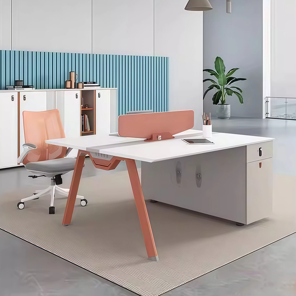 Modern Staff Office Seating Set with Screen Partition Modern Staff Office Seating Set with Screen Partition