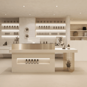 Modern Stylish Reception Cashier Counter - L100 x W60 x H100 CM