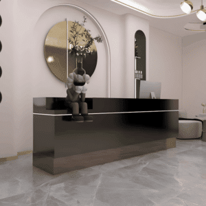 Modern and Stylish Small Reception Desk - L200 x W60 x H100 CM