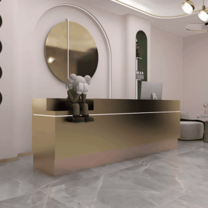 Modern and Stylish Small Reception Desk - L180 x W60 x H100 CM