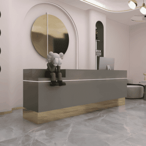 Modern and Stylish Small Reception Desk - L220 x W60 x H100 CM