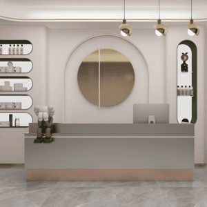 Modern and Stylish Small Reception Desk