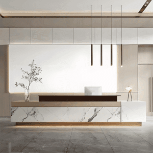 Multi-Use Reception Desks for Varied Businesses - L300 x W60 x H100 CM