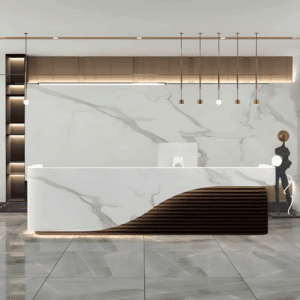 Multifunctional Storage Reception Desk - L180 x W60 x H100 CM