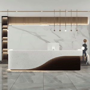 Multifunctional Storage Reception Desk - L140 x W60 x H100 CM