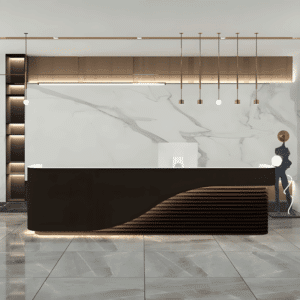 Multifunctional Storage Reception Desk - L180 x W60 x H100 CM